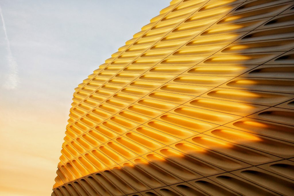 Textured building